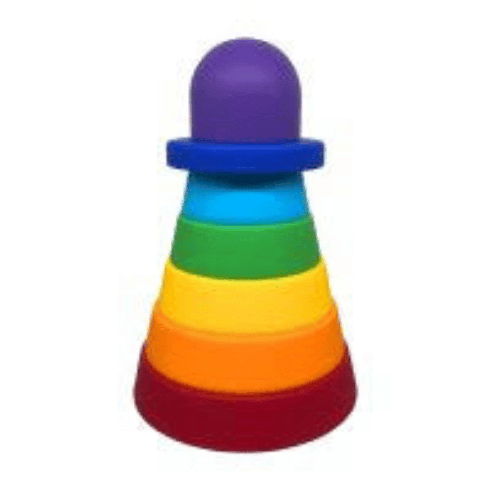 Bunny & Birdy 7pc Rainbow Stacker 6m+