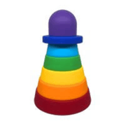 Bunny & Birdy 7pc Rainbow Stacker 6m+