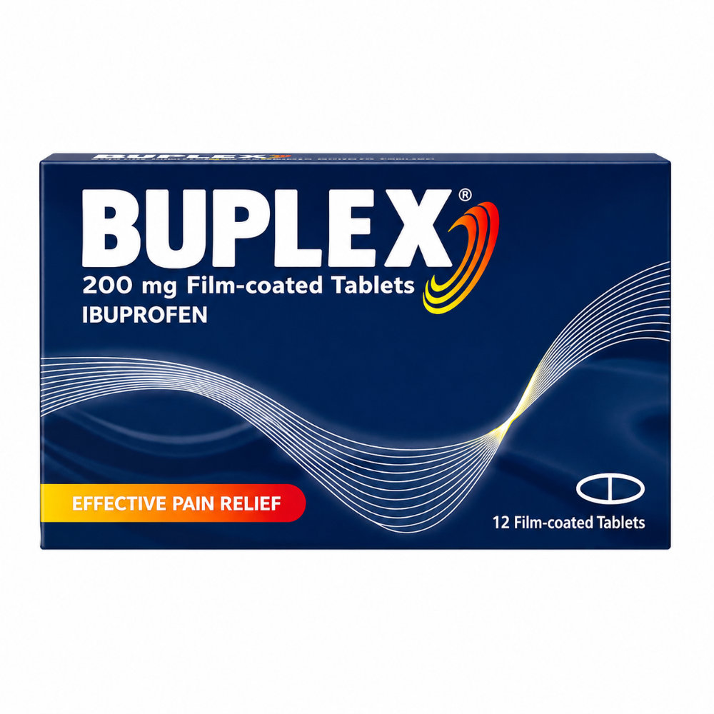 Buplex 200mg Ibuprofen Tablets - 12 Pack
