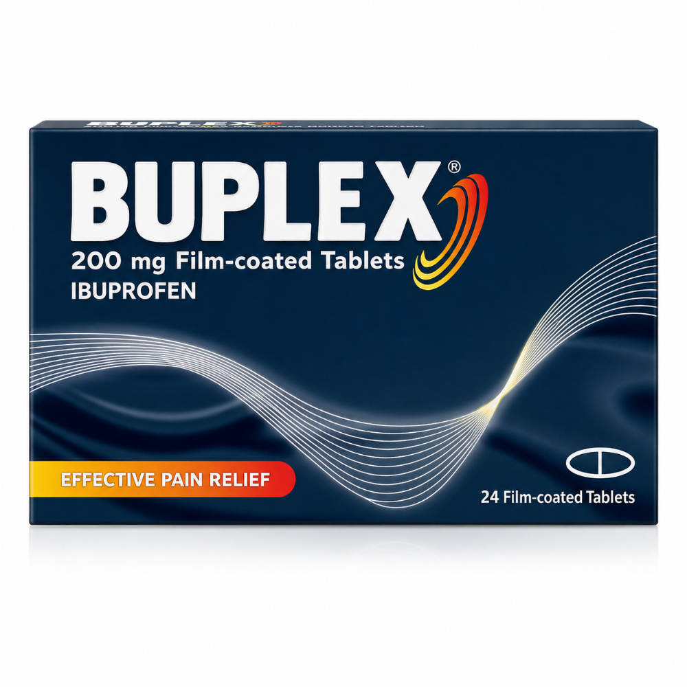 Buplex 200mg Ibuprofen Tablets - 24 Pack