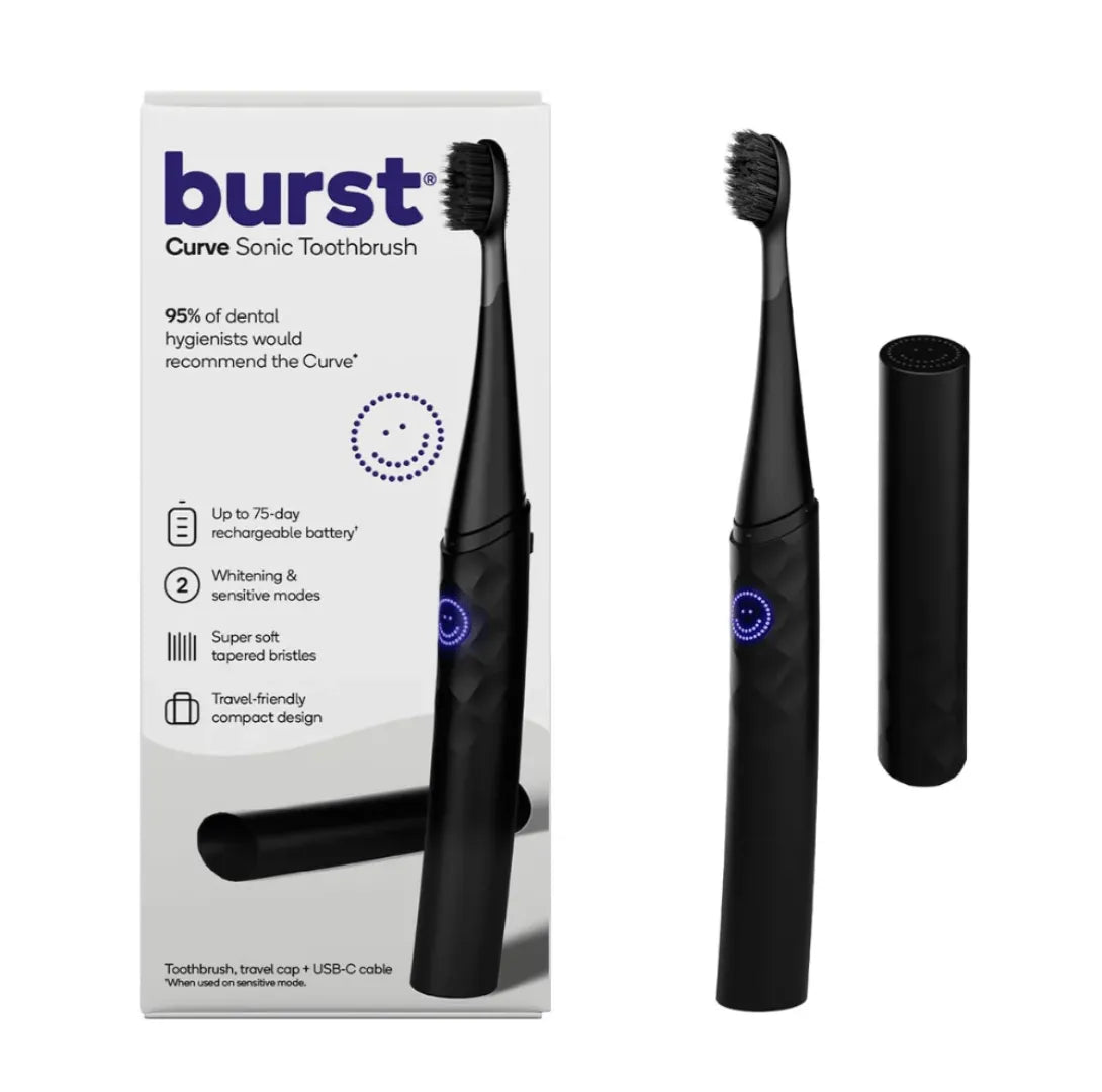 Burst Curve Sonic Toothbrush Black