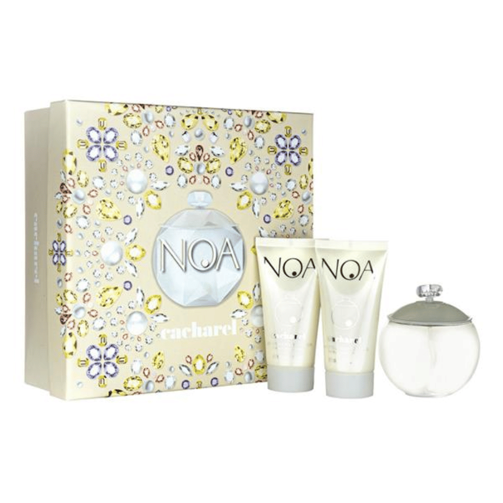 Cacharel Noa 100ml 3pc Gift Set 100ml Edt Spr, 2 x 50ml Body Lotion