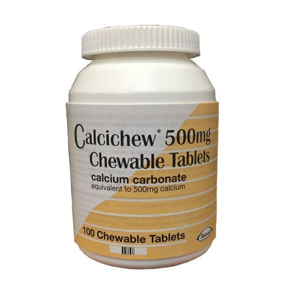 Calcichew Chewable Calcium 500mg - 100 Tablets