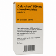 
Calcichew Chewable Calcium 500mg - 60 Tablets

