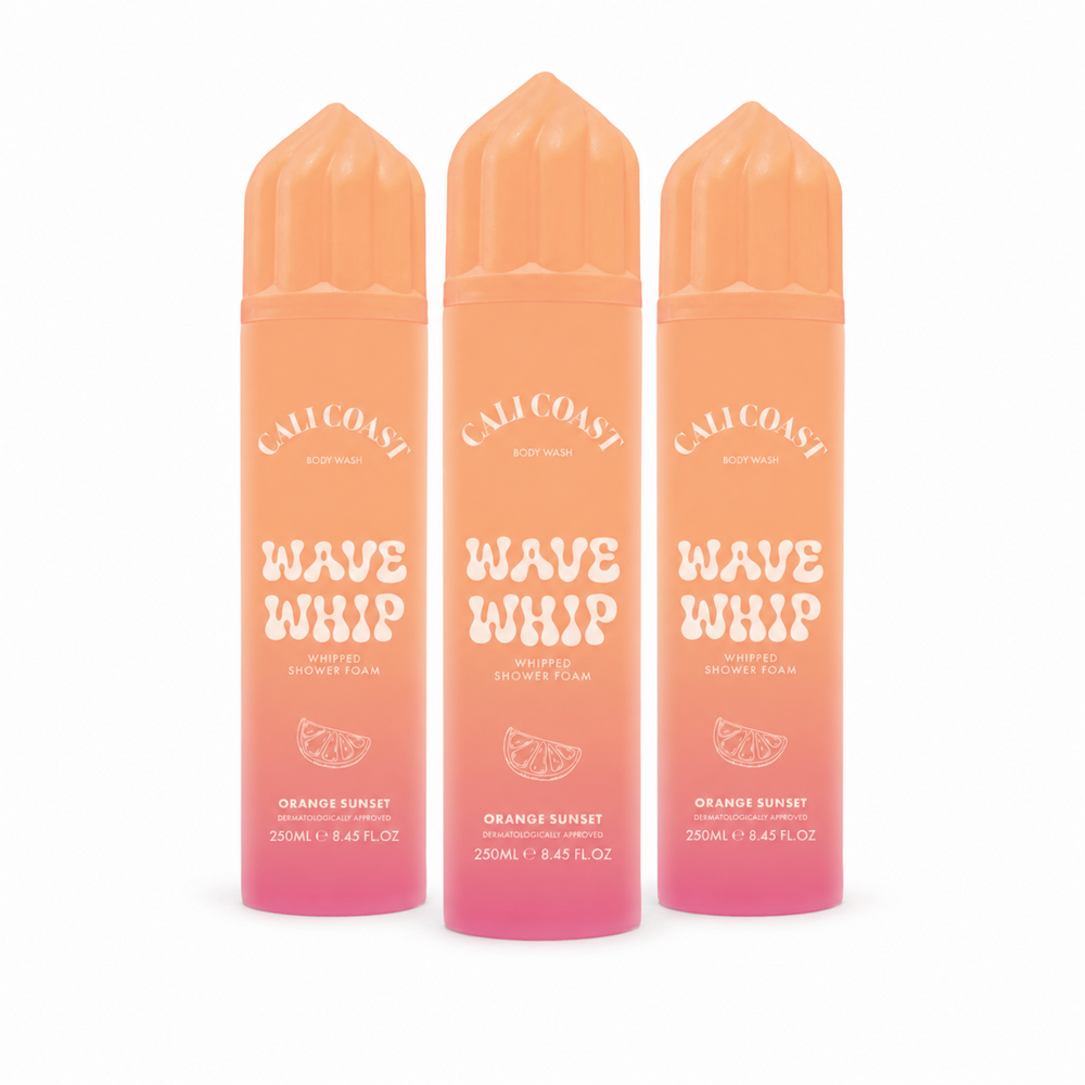 Cali Coast Sunset Orange Shower Foam Bundle