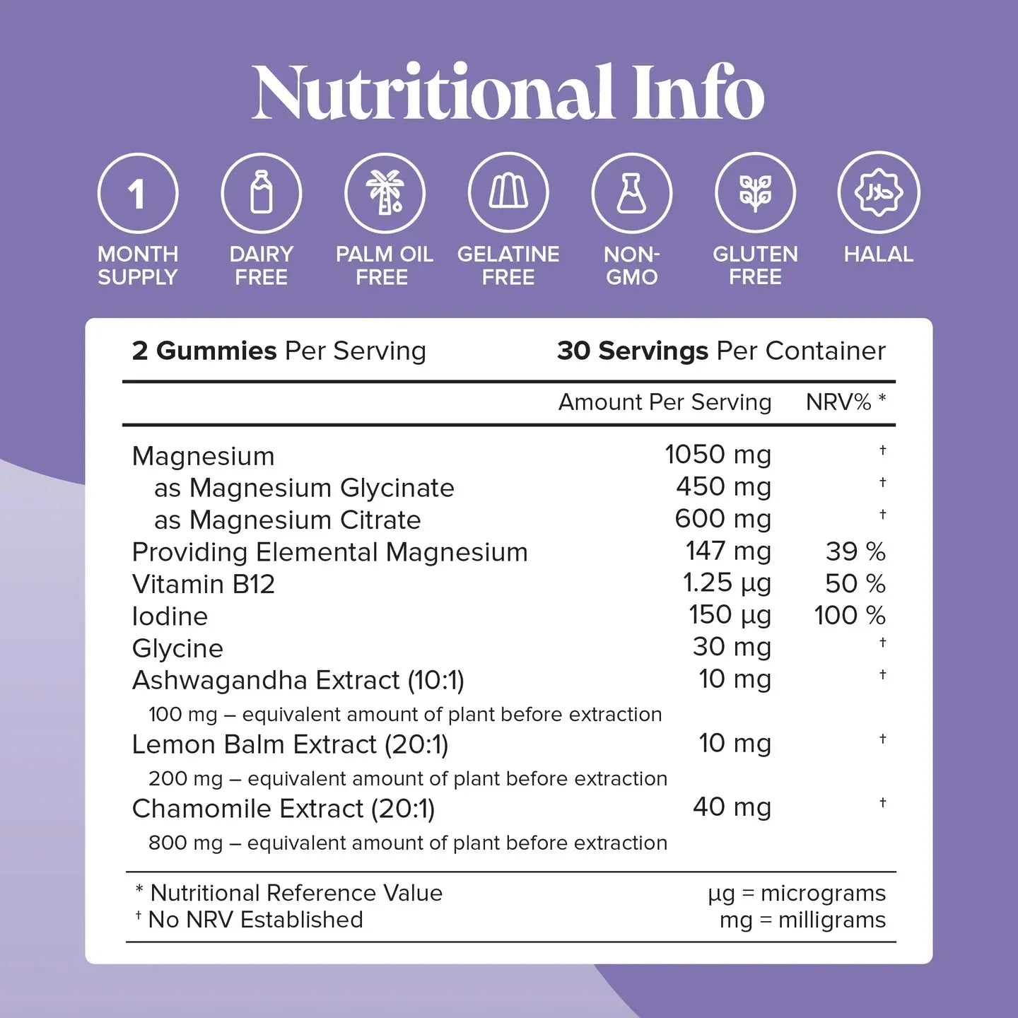 Novomins Calm Gummies - 60 Pack