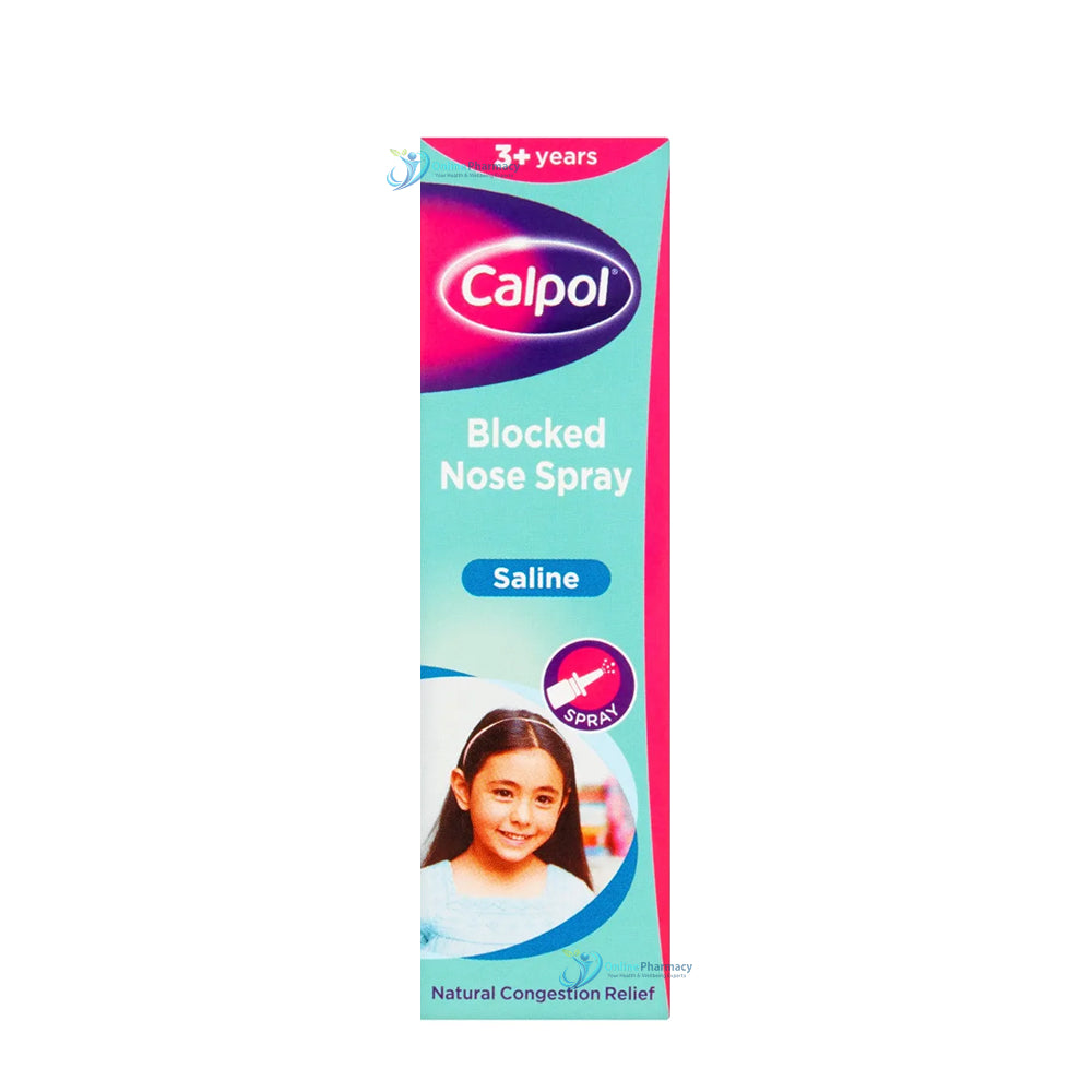 Calpol Blocked Nose Saline Spray 3+ years - 15ml