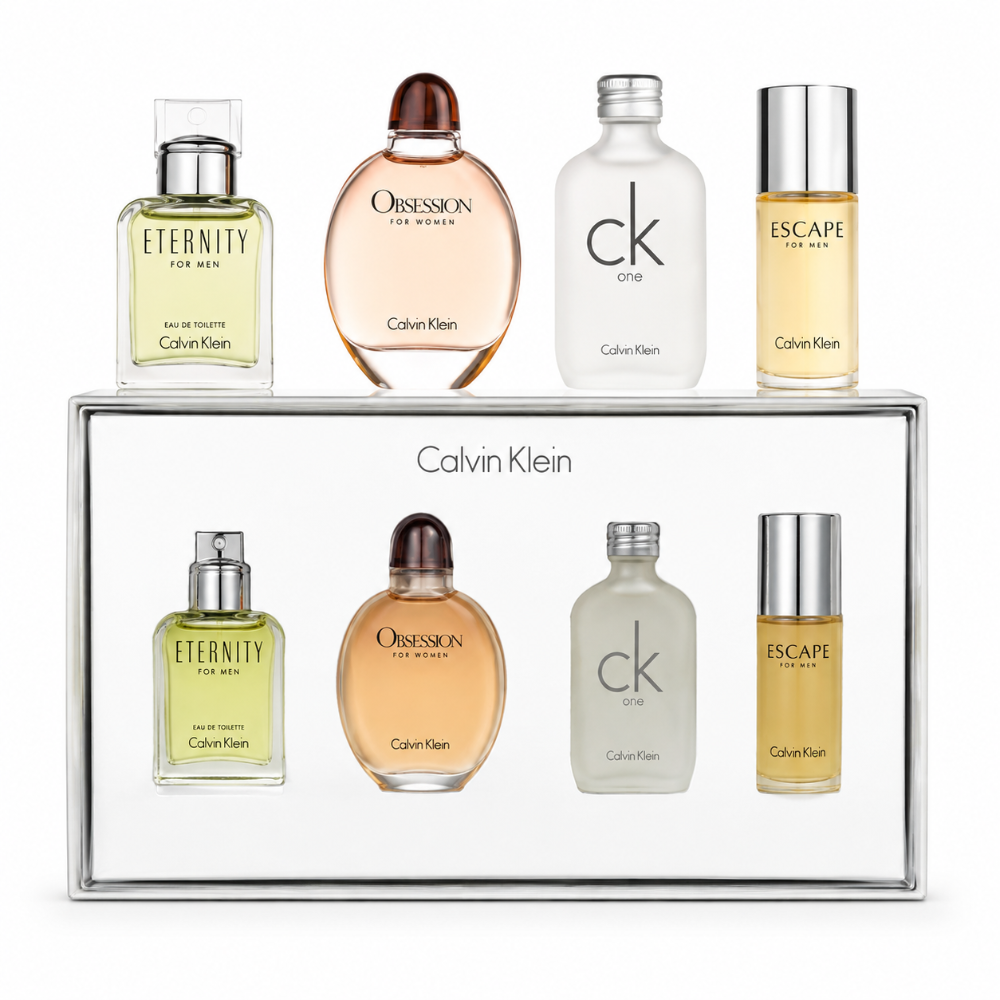 Calvin Klein Mens 4pc Miniature Gift Set