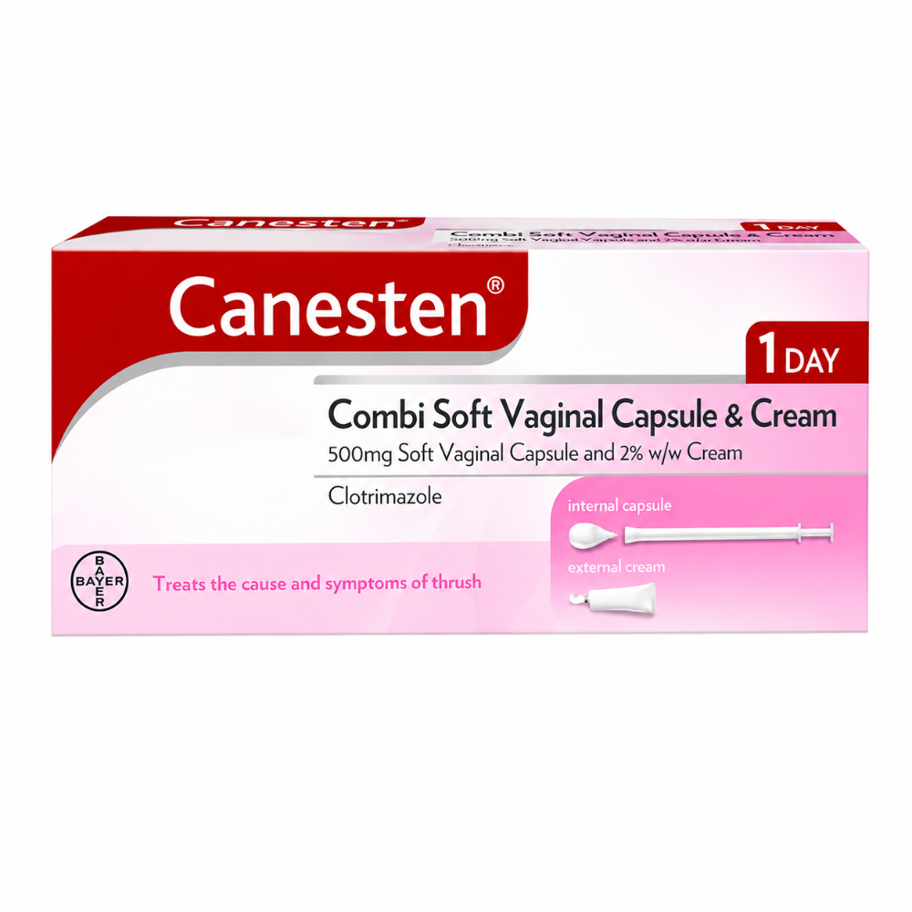 Canesten Combi Soft Vaginal Capsule & Cream