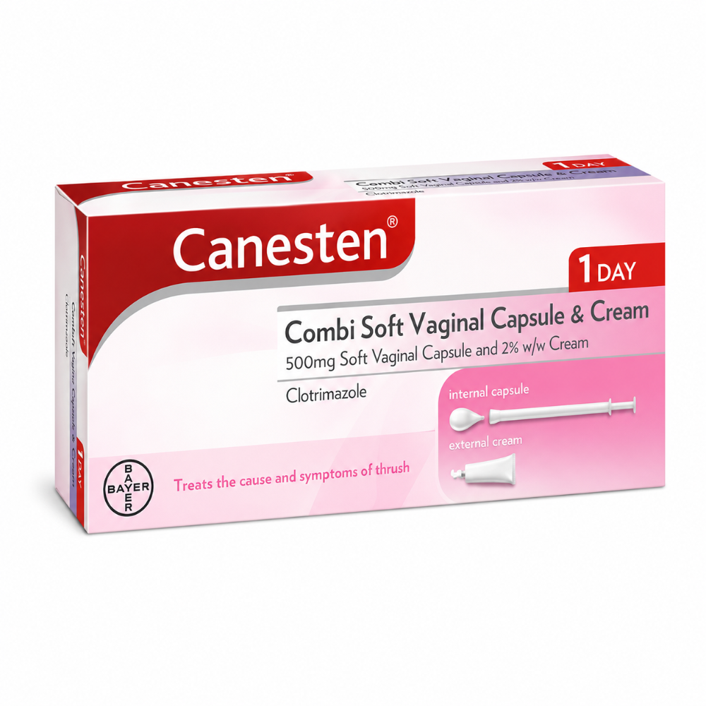 Canesten Combi Soft Vaginal Capsule & Cream