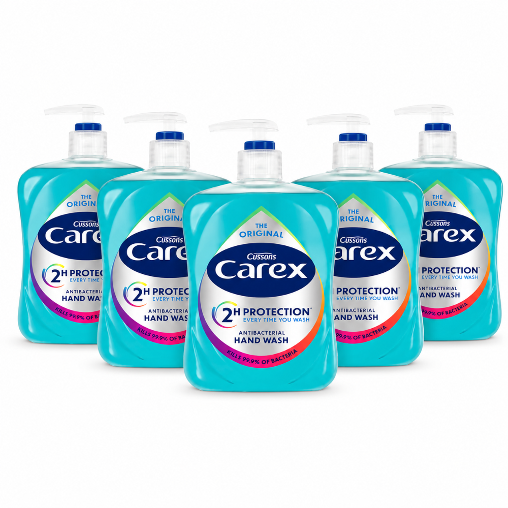 Carex The Original Antibacterial Hand Wash - 250ml x 5