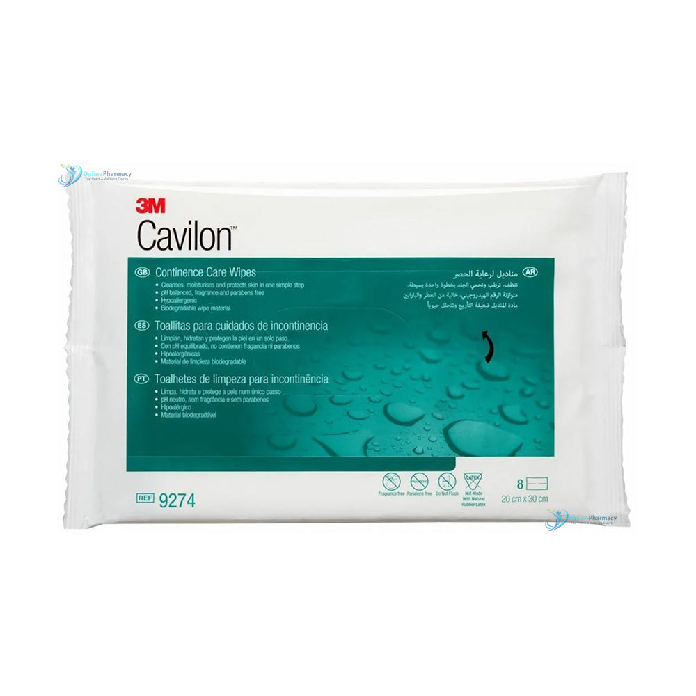 Cavilon Continence Care Wipes 9274 - 12 x 8 Wipes