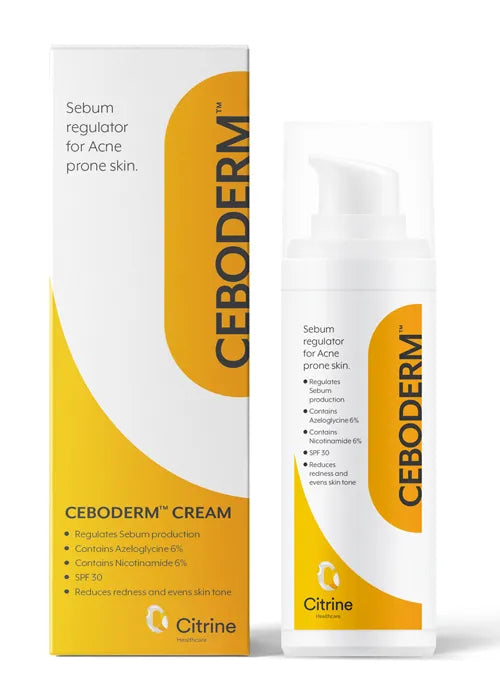 Ceboderm Sebum Regulator Cream for Acne - 30ml