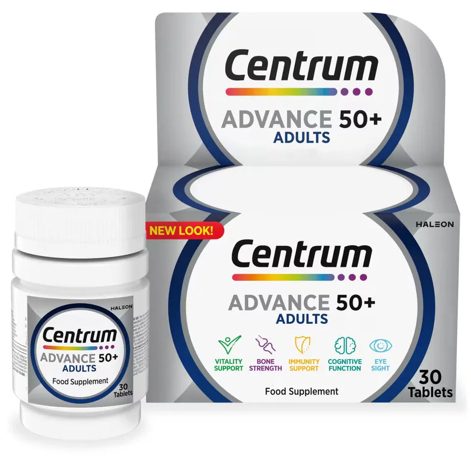Centrum Advance 50+ Multivitamins - 30/60 Tablets