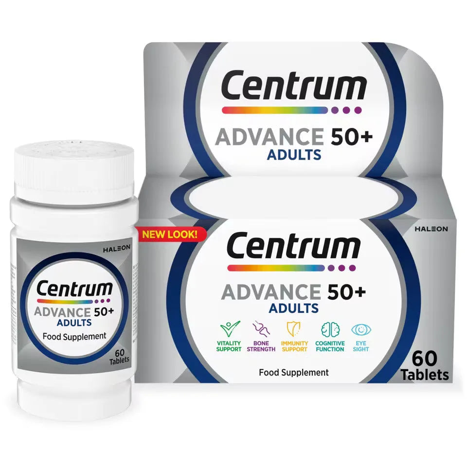 Centrum Advance 50+ Multivitamins - 30/60 Tablets