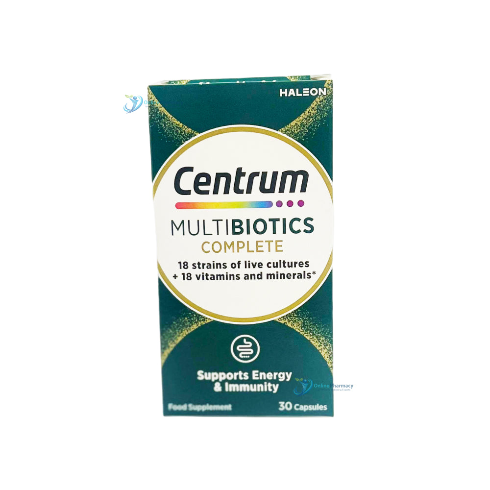 Centrum Complete Probiotic and Multivitamin Supplement - 30 Capsules