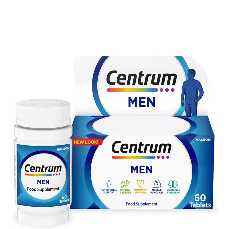 Centrum Men Multivitamins - 30/60 Tablets