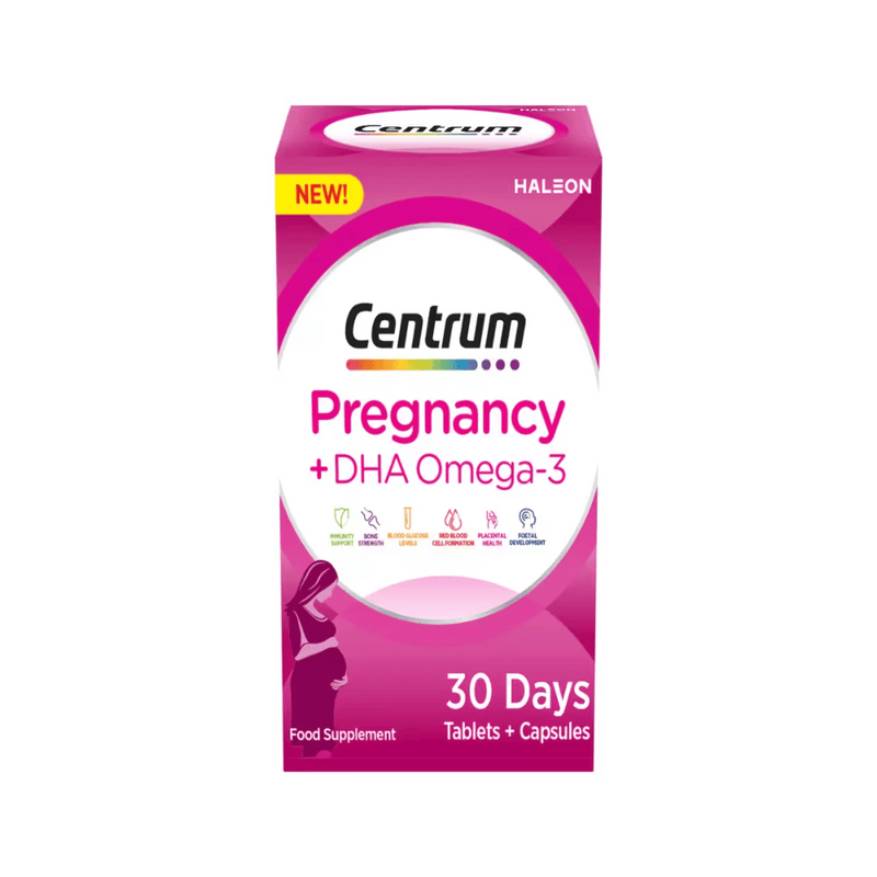 Centrum Pregnancy Multivitamin + DHA Omega-3 30 days