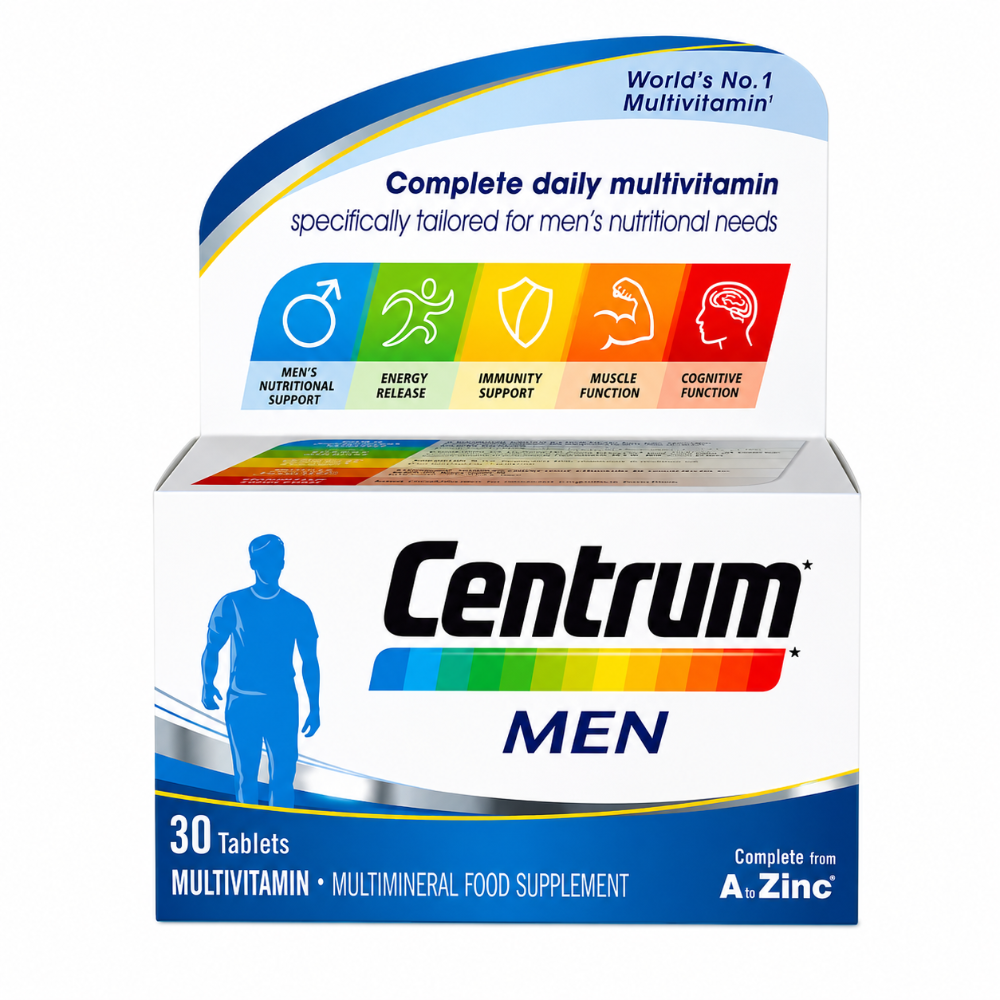 Centrum Men Multivitamins - 30 Tablets