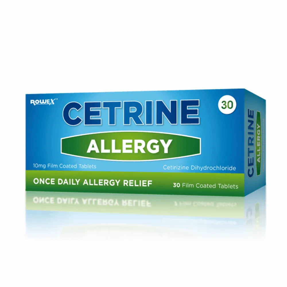 Cetrine Cetirizine Antihistamine Tablets - 7 or 30 Tablets