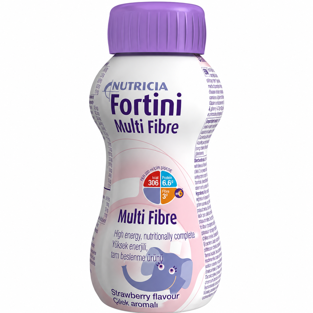 Fortini Multi Fibre Strawberry - 200ml