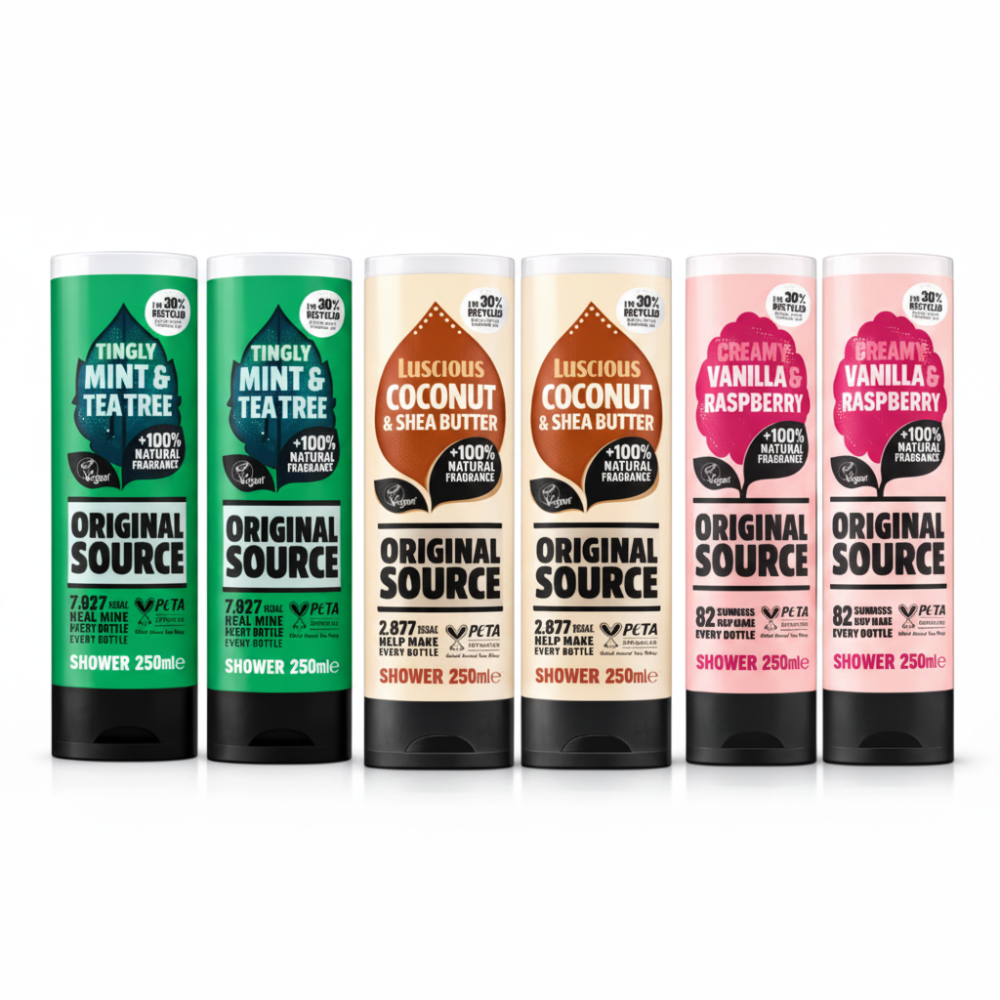 Original Source Shower Wash Cocktail - 6 Pack