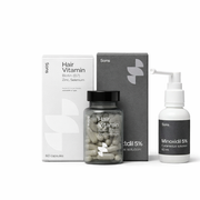 SONS Minoxidil Scalp Treatment Solution - 60ml and SONS Biotin 30 Capsules Bundle