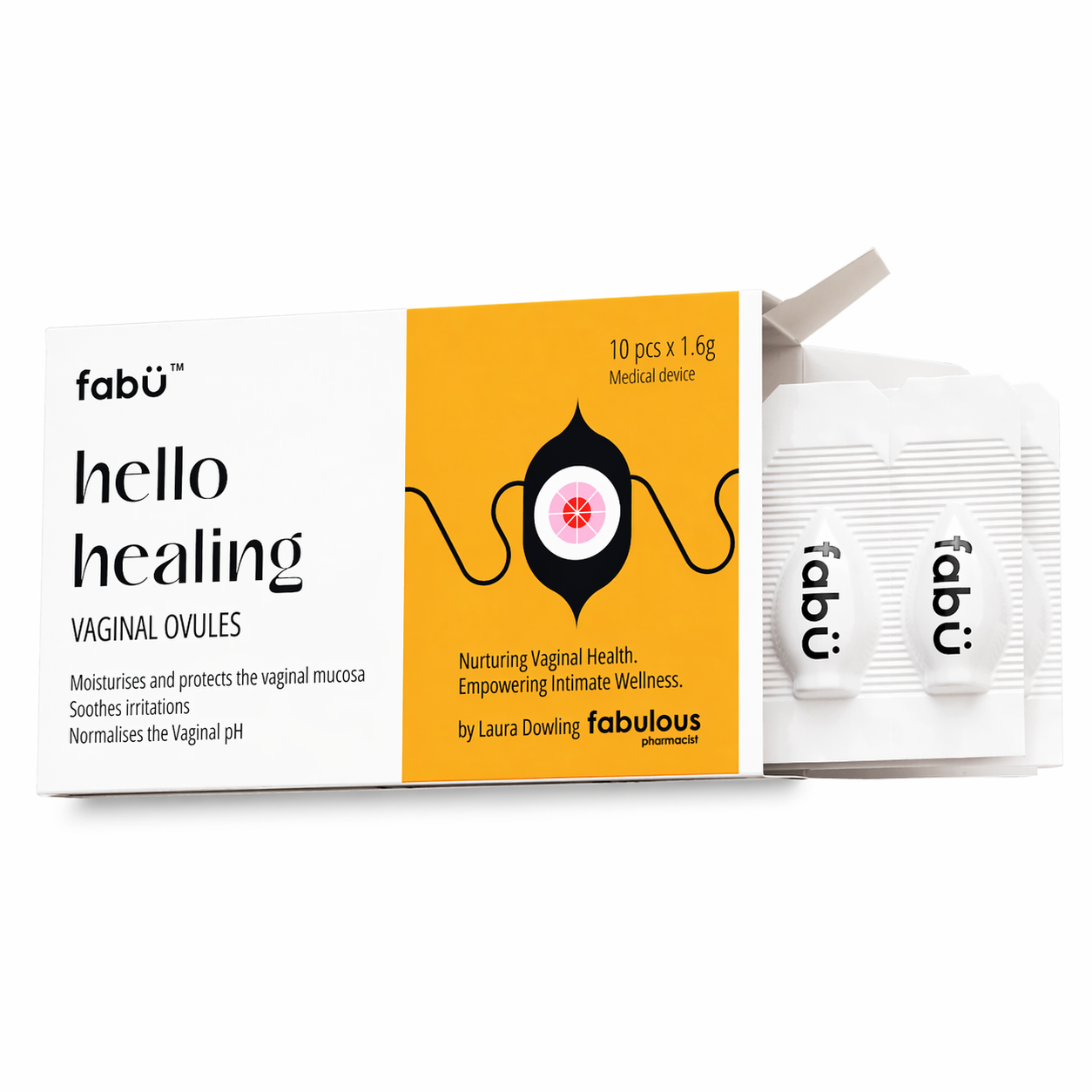 FabU Hello Healing Vaginal Ovules