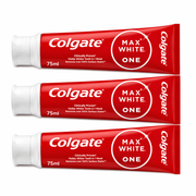 Colgate Max White One Toothpaste Bundle - 75ml x 3