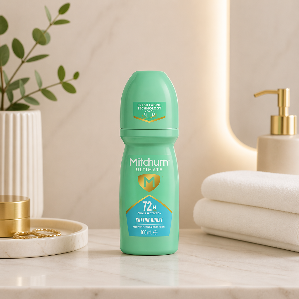 Mitchum Ultimate Cotton Burst Roll On - 100ml