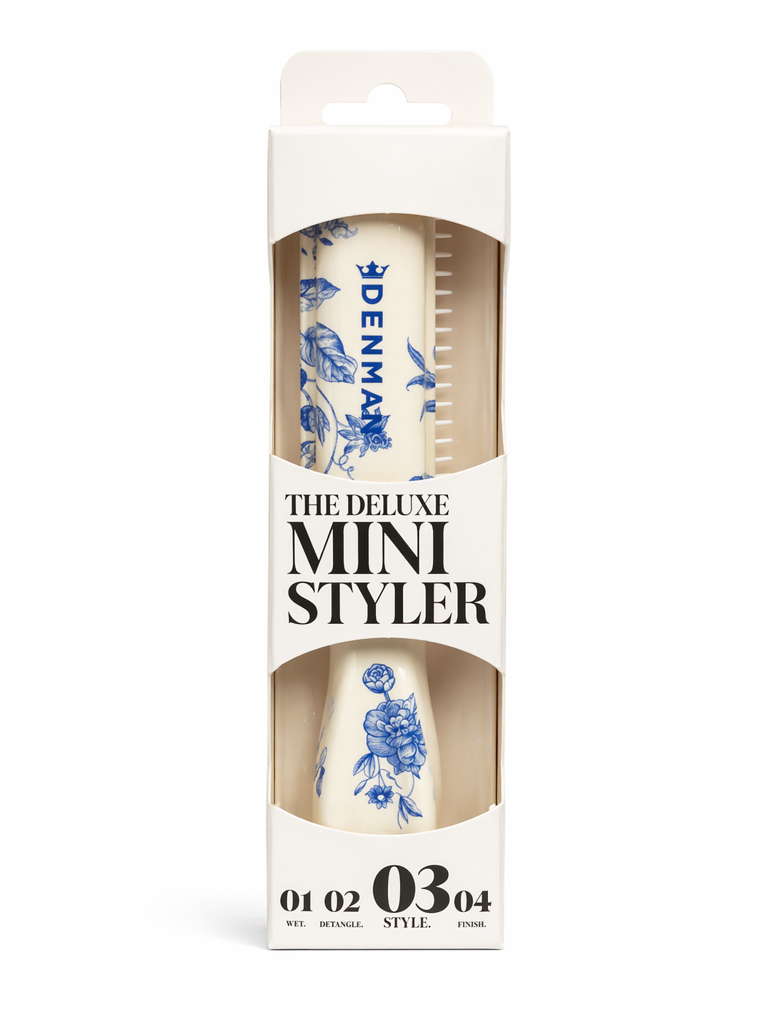 Denman Deluxe D14 Blue Belle Mini Styler Brush