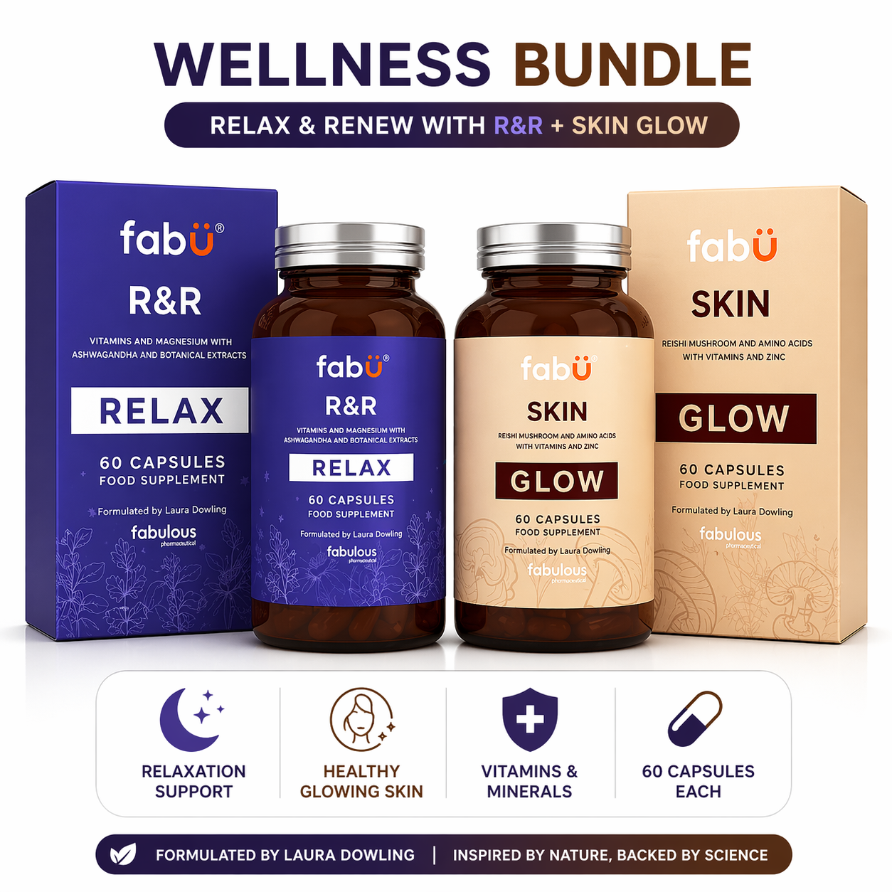 Fabu Skin Glow & R&R Relax Bundle