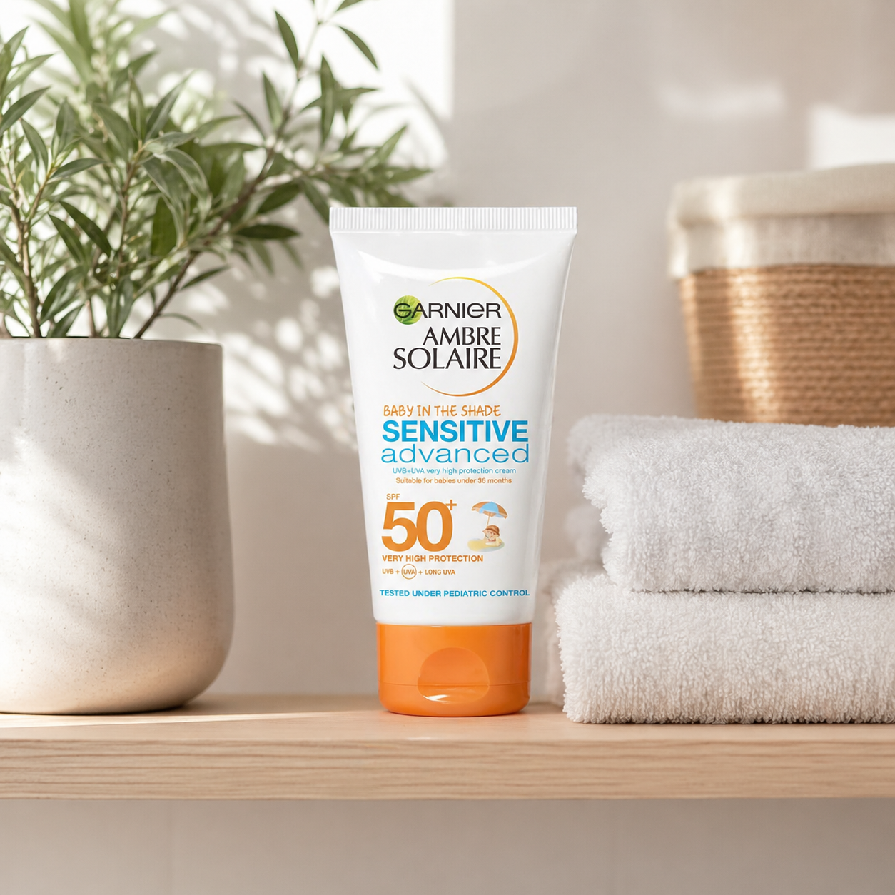 Garnier Ambre Solaire Sensitive Advanced Baby In The Shade SPF 50+ Lotion - 50ml