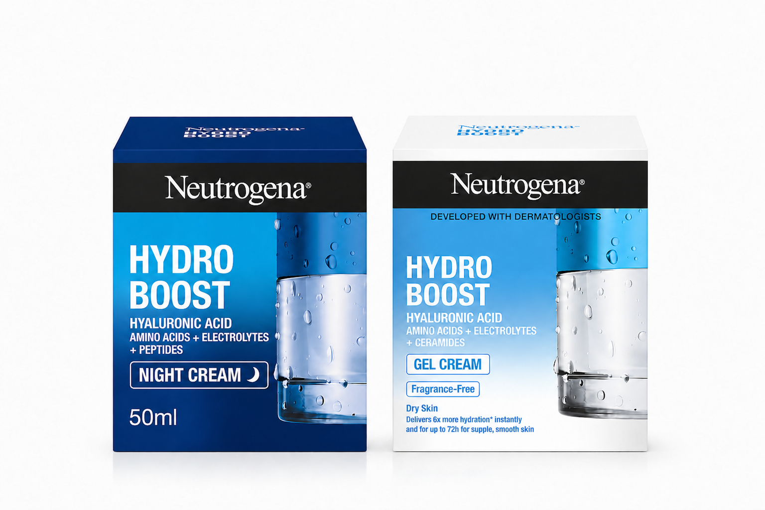 Neutrogena Hydroboost Gel Cream & Night Cream Bundle