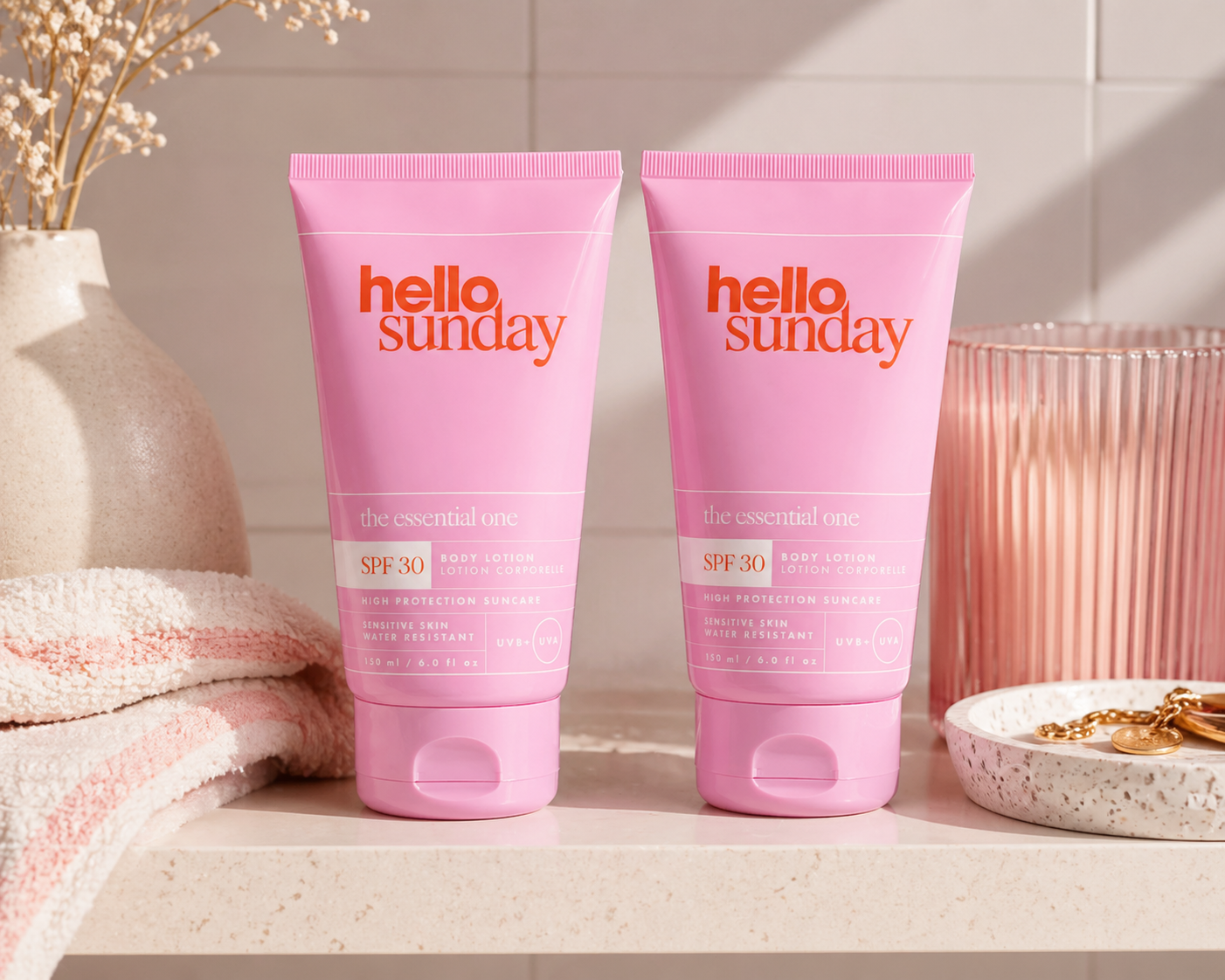 Hello Sunday The One For Your Body SPF30 - 150ml x2 Pack