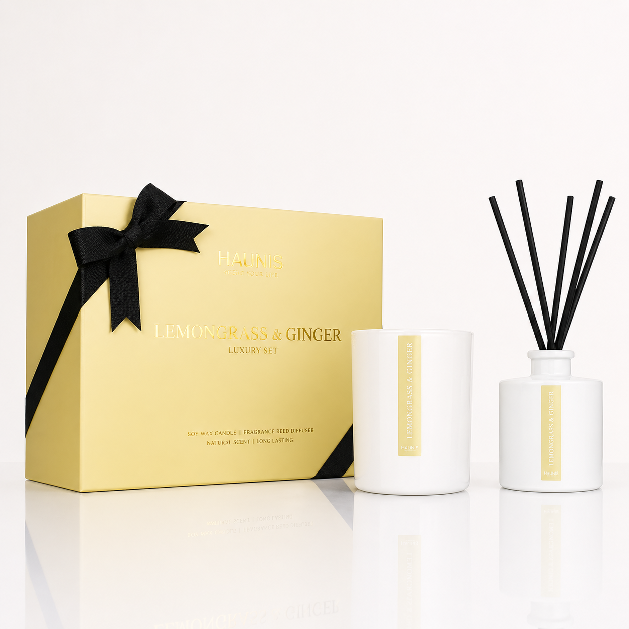 Haunis Lemongrass & Ginger - 2 Piece Set