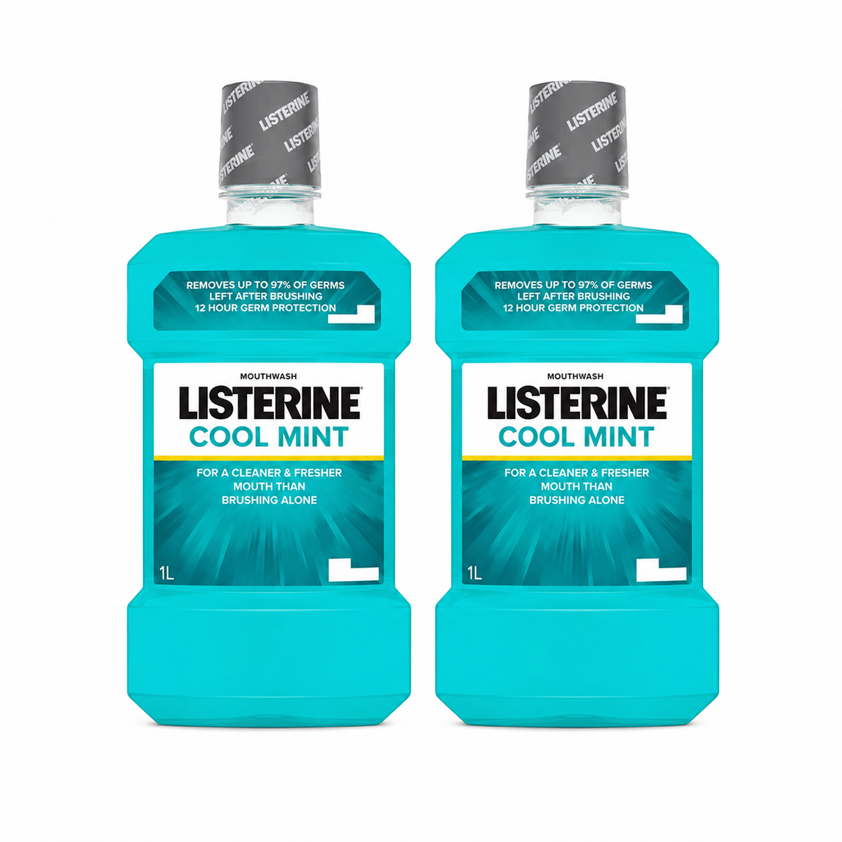 Listerine Cool Mint Mouthwash - 1L x 2