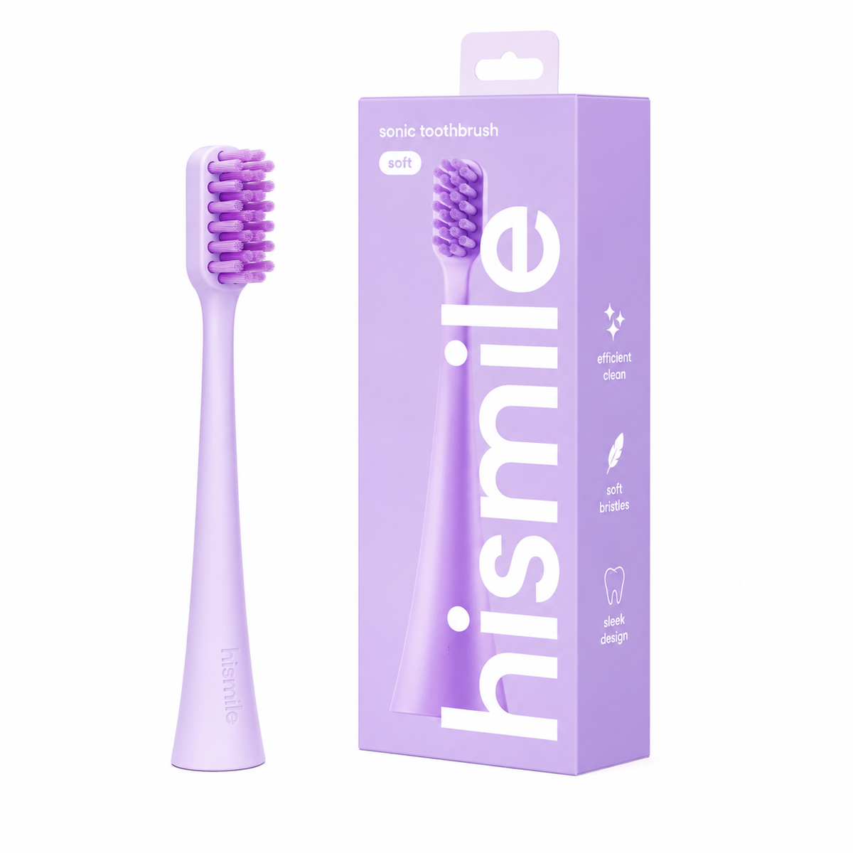 HiSmile Electric Toothbrush Refill Heads - Purple