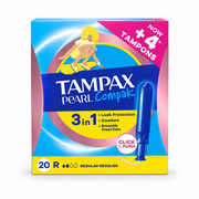 Tampax Pearl Compak Regular - 20 Pack