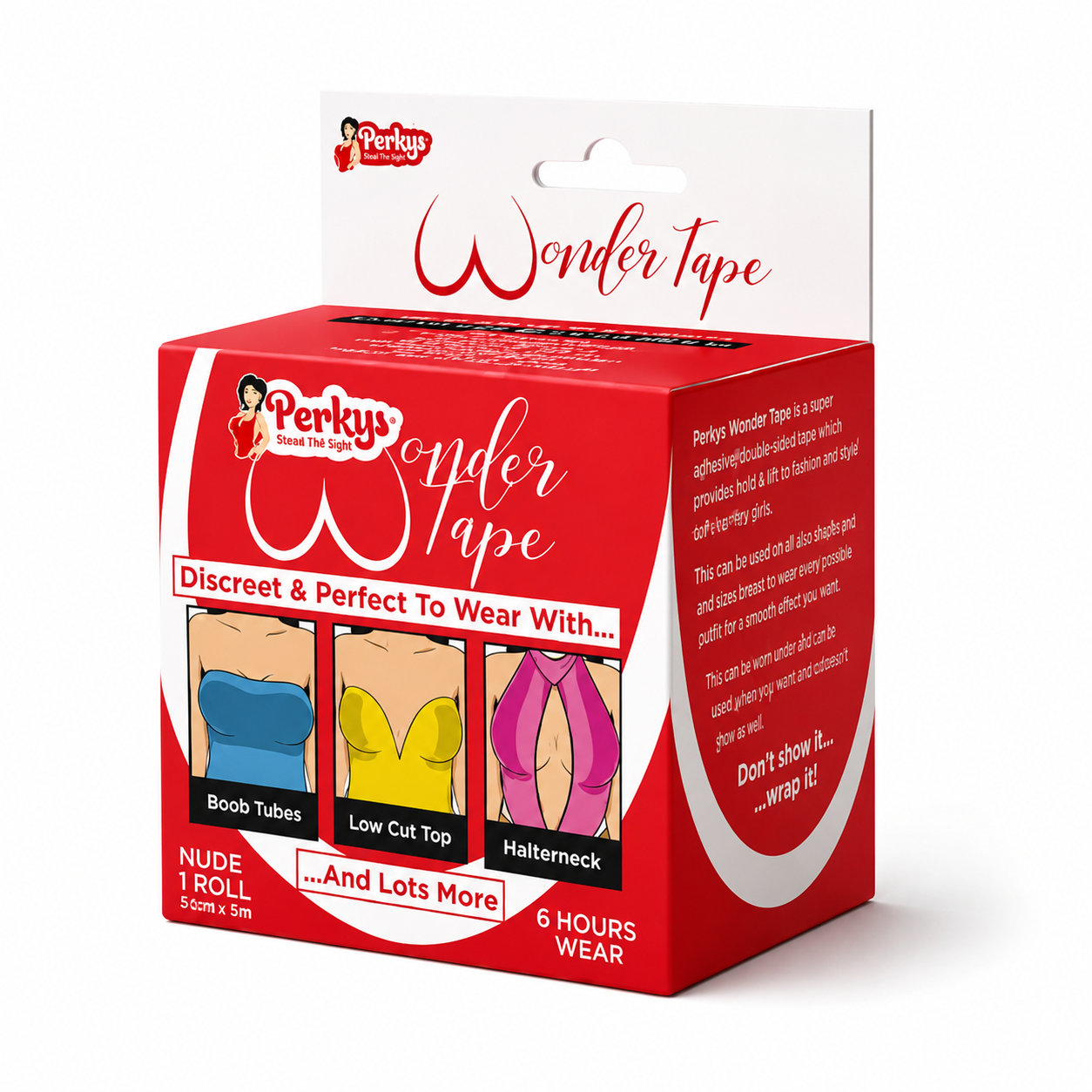 Perkys Wonder Tape Nude Roll Small - 5cm x 5m