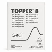 Topper 8 Non Sterile Swabs 7.5cm x 7.5cm - 100 Pack