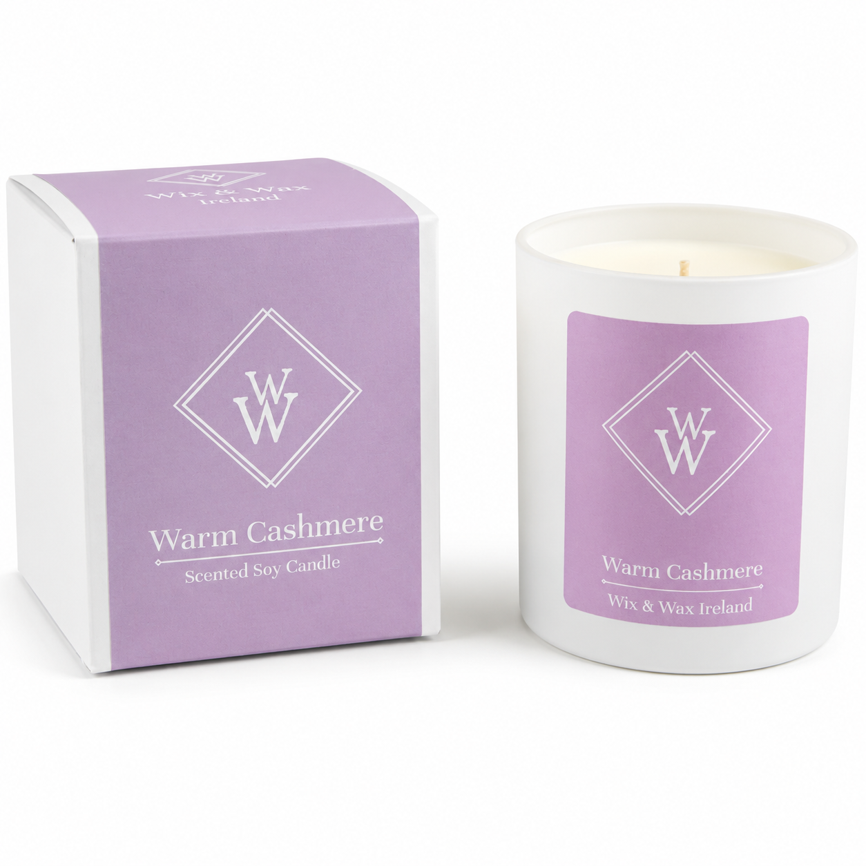 Wix & Wax Warm Cashmere Candle