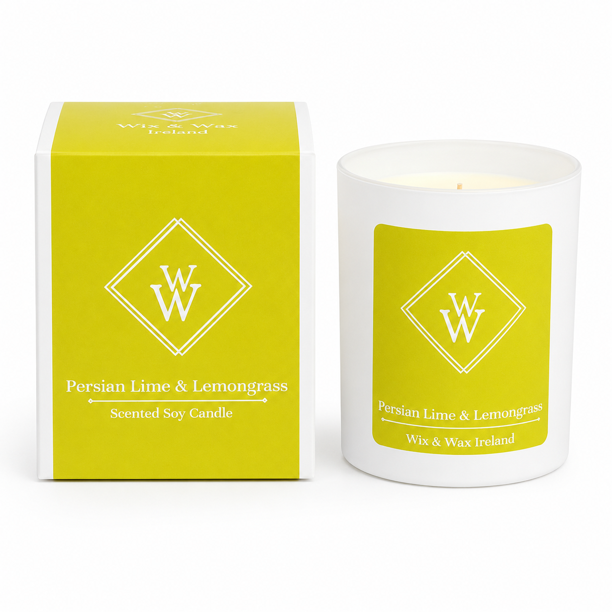 Wix & Wax Persian Lime & Lemongrass Candle
