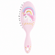 Parsa Beauty Unicorn & Rainbow Hairbrush