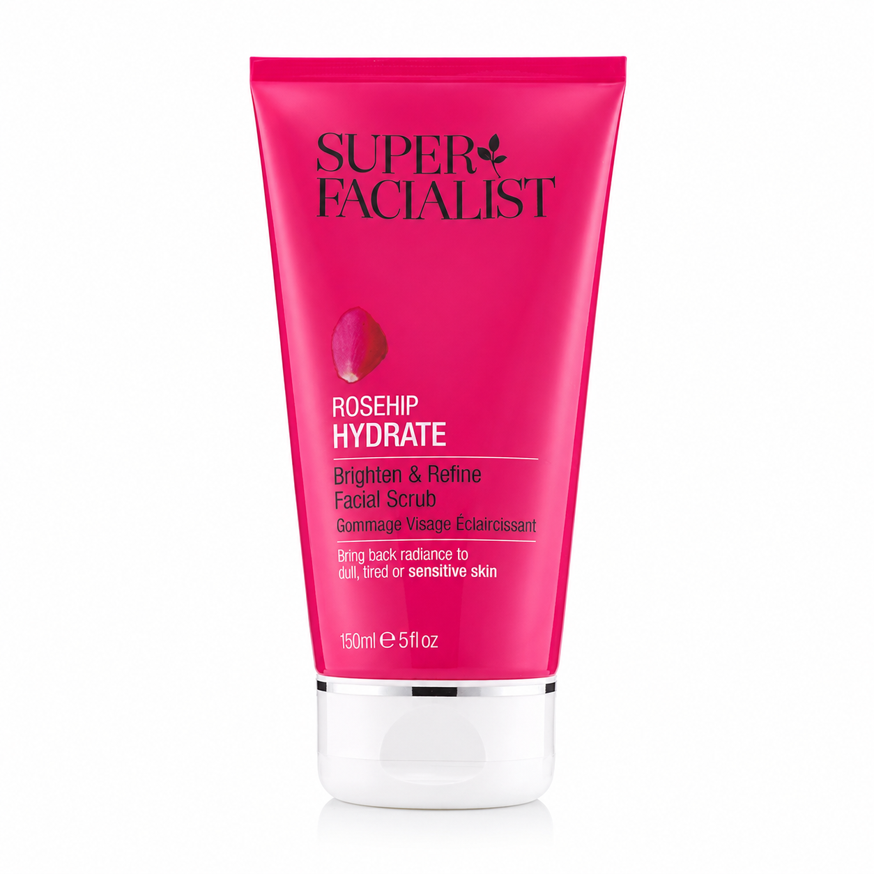 Super Facialist Rose Brighten & Refine Facial Scrub - 150ml