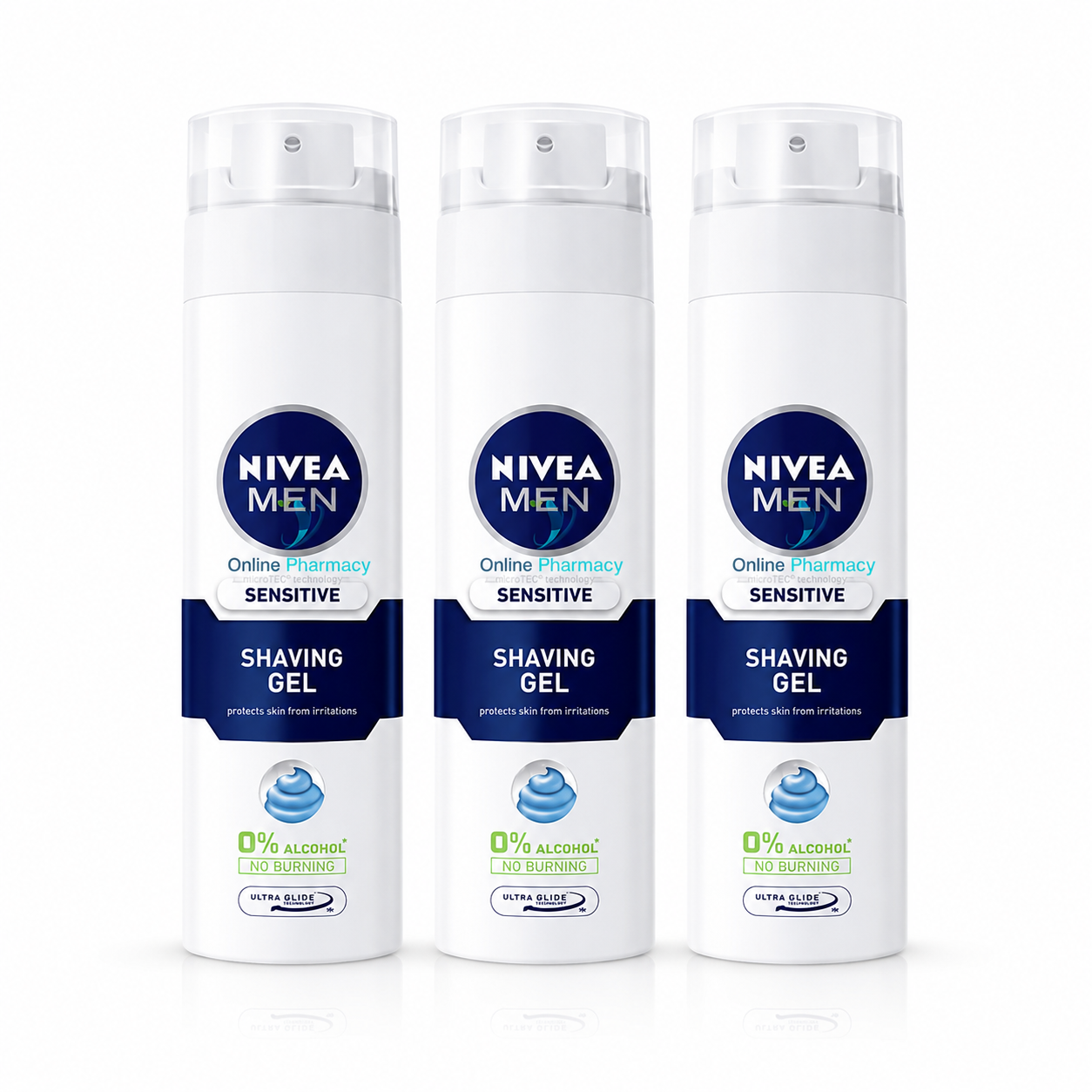Nivea Men Sensitive Shave Gel Bundle