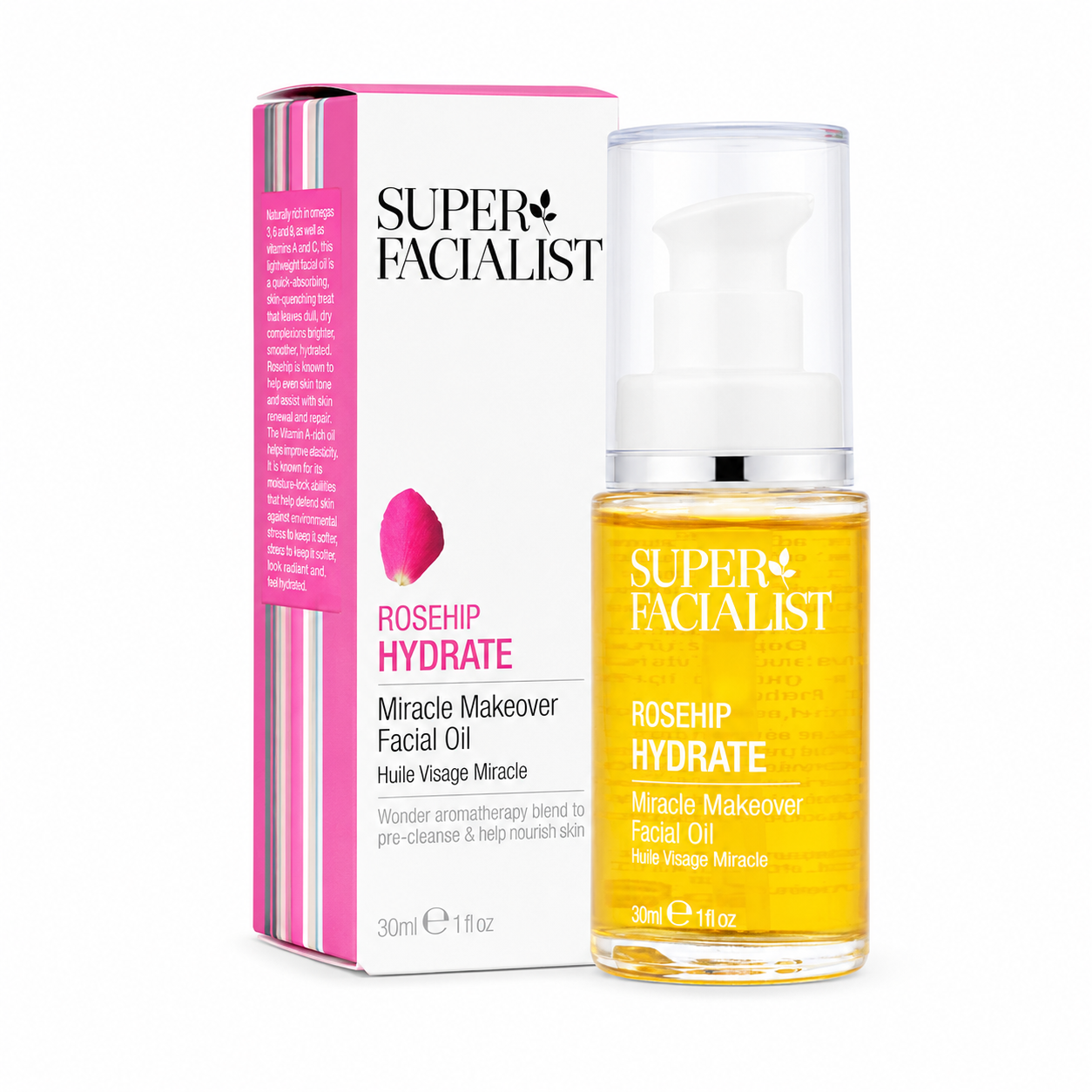 Super Facialist Rose Makeover Facial Oil - 50ml