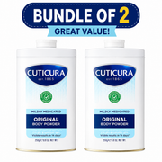 Cuticura Mildly Medicated Body Powder - 250g x2 Pack Bundle