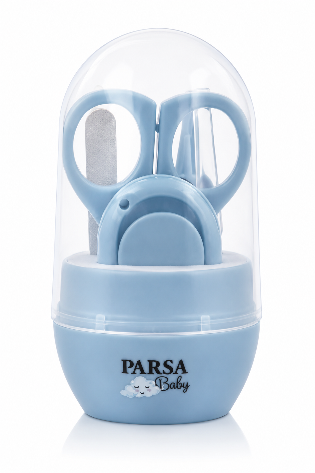 Parsa Baby Nail Care Set Blue - 4 Pieces