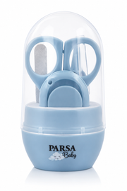 Parsa Baby Nail Care Set Blue - 4 Pieces